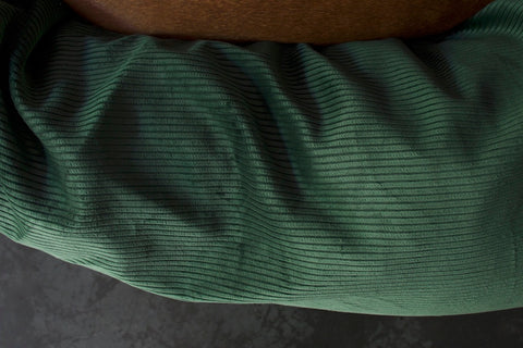 green corduroy dog bed covers