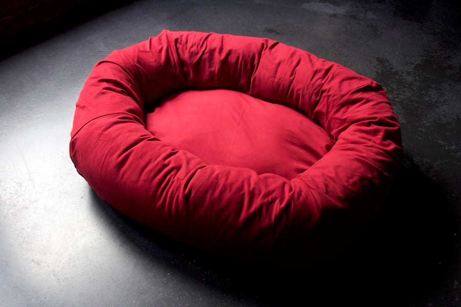 redmoleskincoversforHindquartersdogbeds