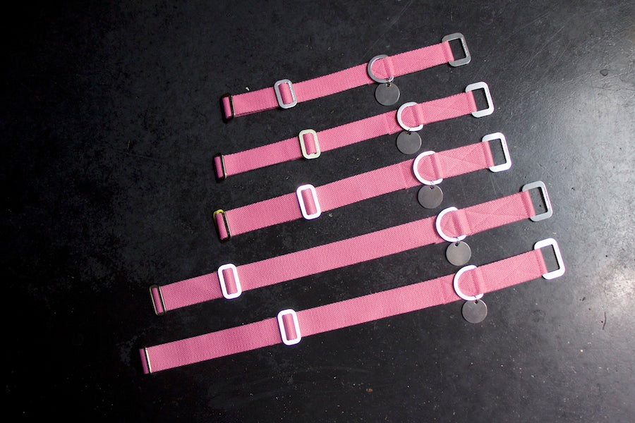 pink dog collars uk