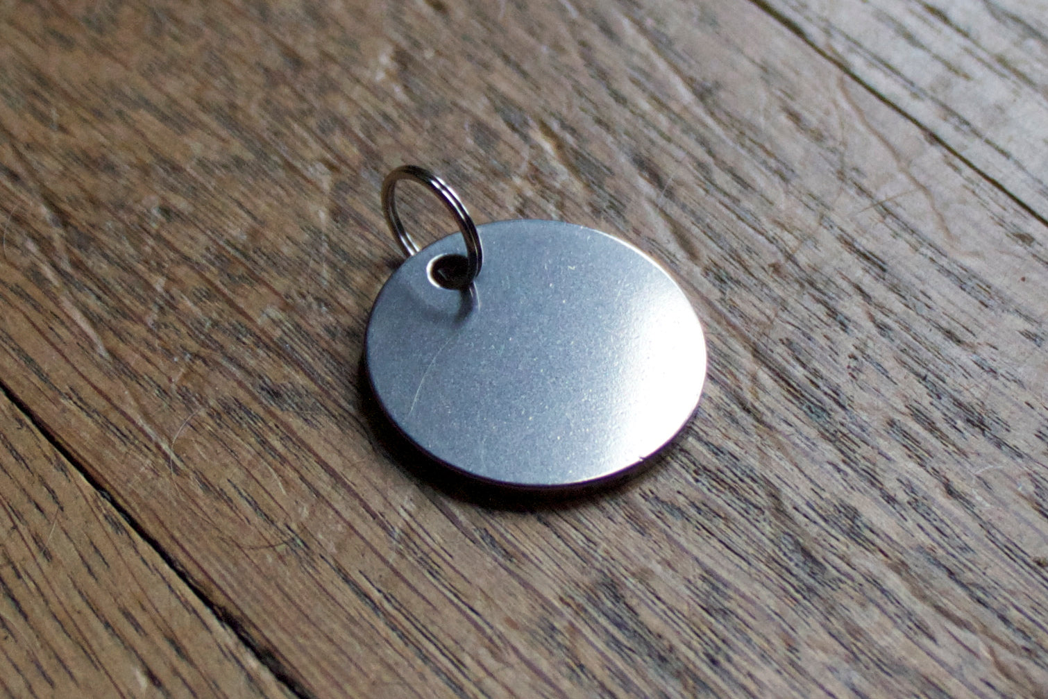 steel dog tag
